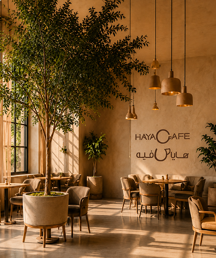 HAYACAFE interior